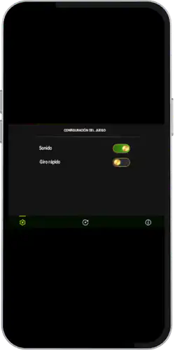 Shining Crown menu de configuracion